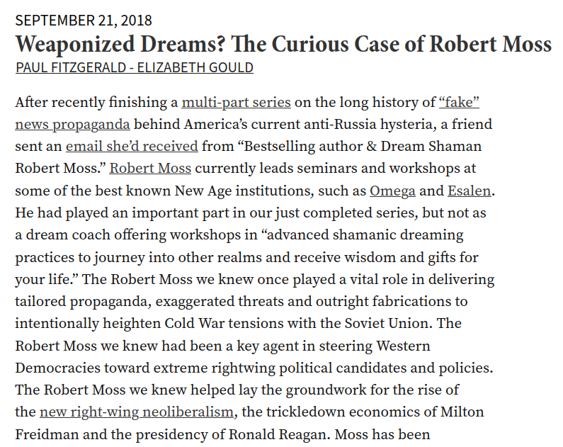Josepheronius's tweet photo. @benjaminwah2016 @lisapease If you read it make sure to follow up on the later career of Robert Moss here: https://t.co/40QbRHbTbe https://t.co/nTZsbX7M0e