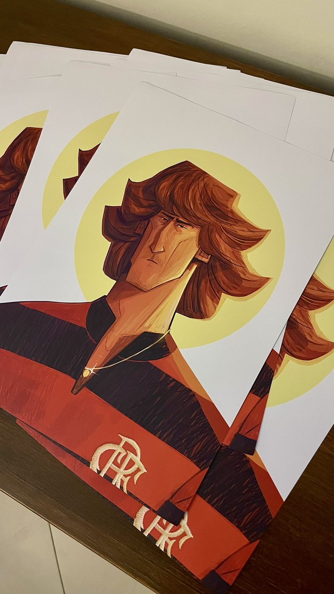 lucasferreirart's tweet photo. Acabei de receber o Pôster do Zico e agora está oficialmente disponível para compra

O pôster é no tamanho A3, em couchê 250g fosco com laminação fosca 

R$ 100 + frete

Interessados só me mandar uma mensagem na dm https://t.co/guAJqVRWgS