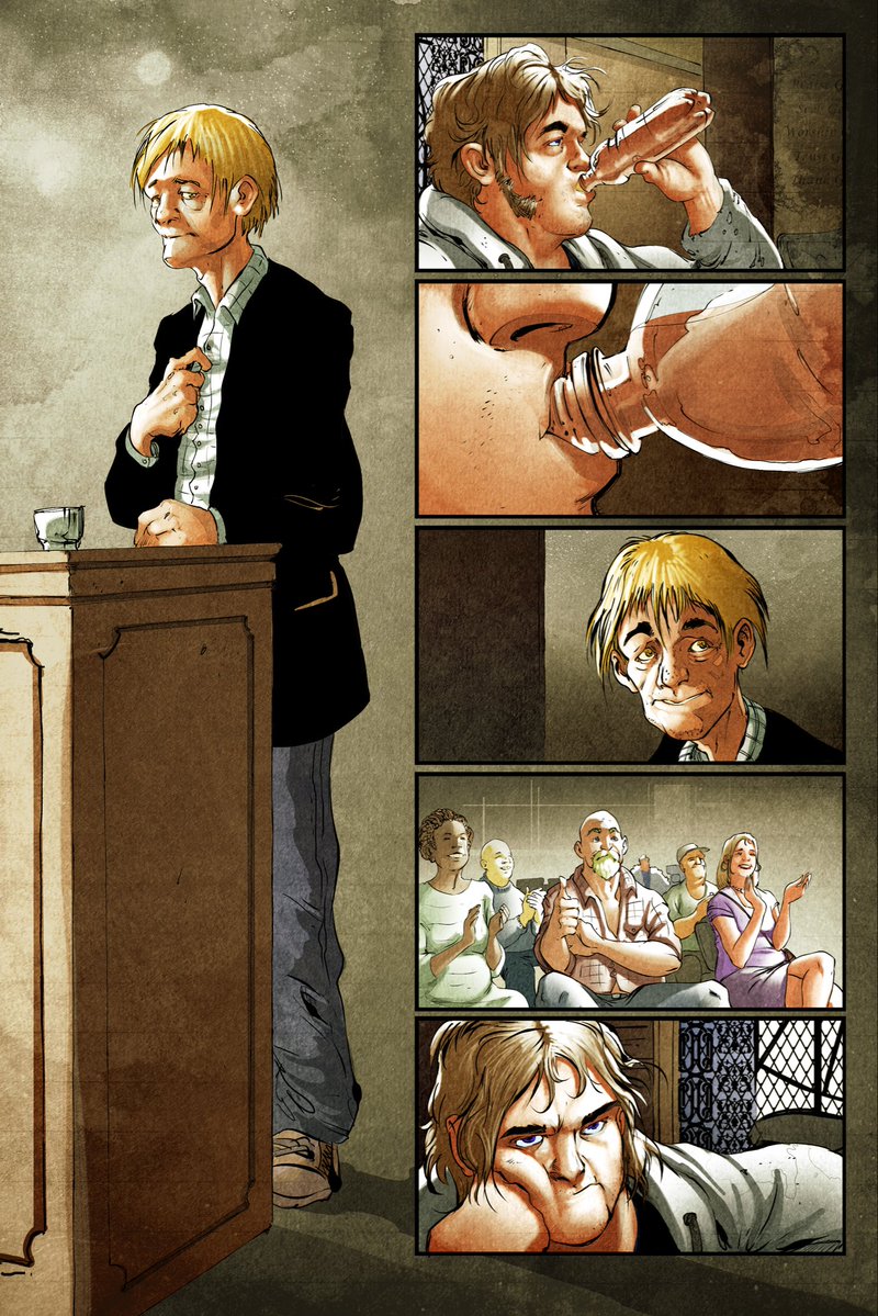 schwartzartllc's tweet photo. 🔥🔥 Late Pledges End in next Friday—https://t.co/5DY77Ledbm
A functional drunk’s comfortable life derails when a one-night stand has deadly consequences.
Contains Mature 18+ Content.
#indie #comics #alcoholic #superhero #kickstarter https://t.co/RgmSpZqN8H