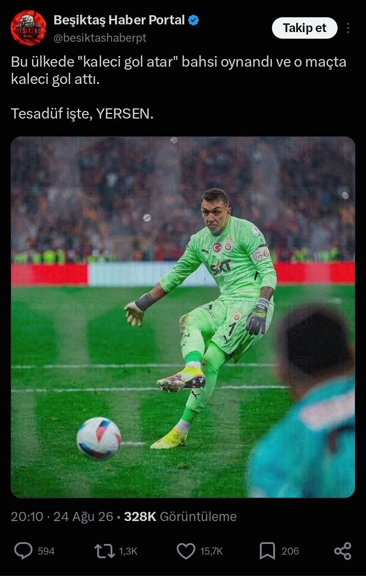 icardinh's tweet photo. AYNI YALANI KAÇ DEFA TEKRARLARSAN DOĞRU OLDUĞUNA İNANDIRABİLİRSİN?

Malum Muslera'nın penaltısına bahis oynandı iddiası. Oynandığına dair en ufak bir kanıt yok. Oranı 130 civarıydı. Buna 5 milyon euro bahis oynandığını inanıyor gerzek febeliler ve jekeliler. 130x5=650 milyon euro. Bu miktarda parayı ödeyecek bir bahis şirketi dünya üzerinde yok. Hatta bunun onda biri miktarları ödeyecek bahis şirketi yok. Bu miktarda bir parayı illegal yollarla ülkeye sokup bir kulübün kasasına aktarma işini ise asla yapamazsın, hem de ülkede sürekli kara para ve bahis operasyonu yapılırken. Ama fbliler ve jkliler Goebbels yöntemiyle aynı yalanı sürekli tekrarlayıp etkileşim kasıyorlar. Hem bir yalana kitlelerini inandırıyorlar hem de etkileşimden para kazanıyorlar. Aşağıya ilk aşamada bulduklarımı atıyorum, yüz defa atıldı aynı tivit, farklı profiller ve farklı zamanlarda. O kadar özürlüler ki orijinal bir cümle kurma yeteneğinden bile acizler.