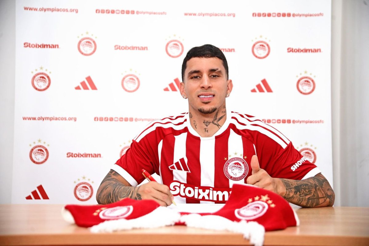 ToqueSports's tweet photo. 🇨🇴🇬🇷✅ GUSTAVO PUERTA ES PRESENTADO COMO NUEVO JUGADOR DE OLYMPIACOS DE GRECIA.

🗣️ “Es un placer venir a un club tan grande como este”, dijo en su presentación. https://t.co/bvSRMl37Wj