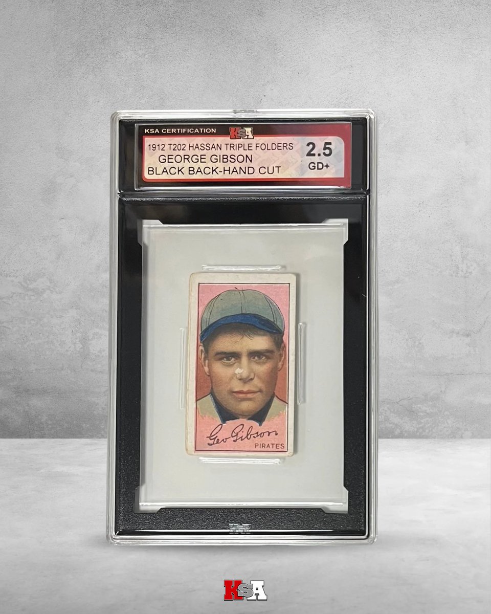 ksagrading's tweet photo. Pretty nice for a 114 year old card!
#cardgrading #sportscardgrading #gradedcards #sportscards #thehobby https://t.co/qvILxKiY0s