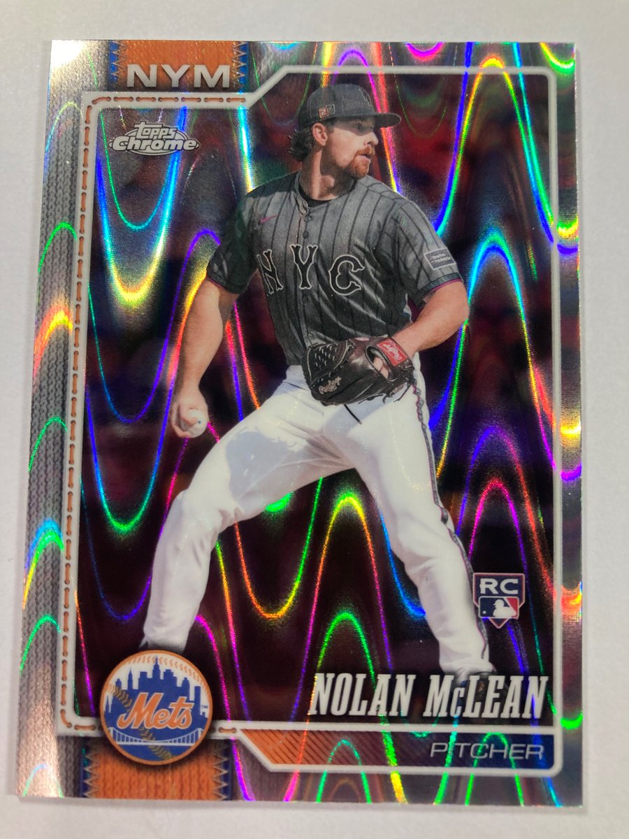 1218Sports's tweet photo. 🎁Appreciation Day Giveaway🎁

Winner Announced Monday

🔥Nolan McLean Topps Chrome RayWave Rookie Card

To enter
1. Follow
2. Retweet
3. Like https://t.co/JSYVGC88e7