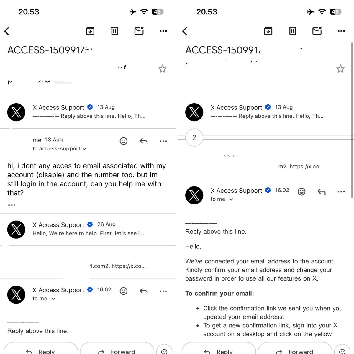 jepanpg's tweet photo. tutorial change email without password.

from this.                                    to this. https://t.co/9upsVKMJ9Z