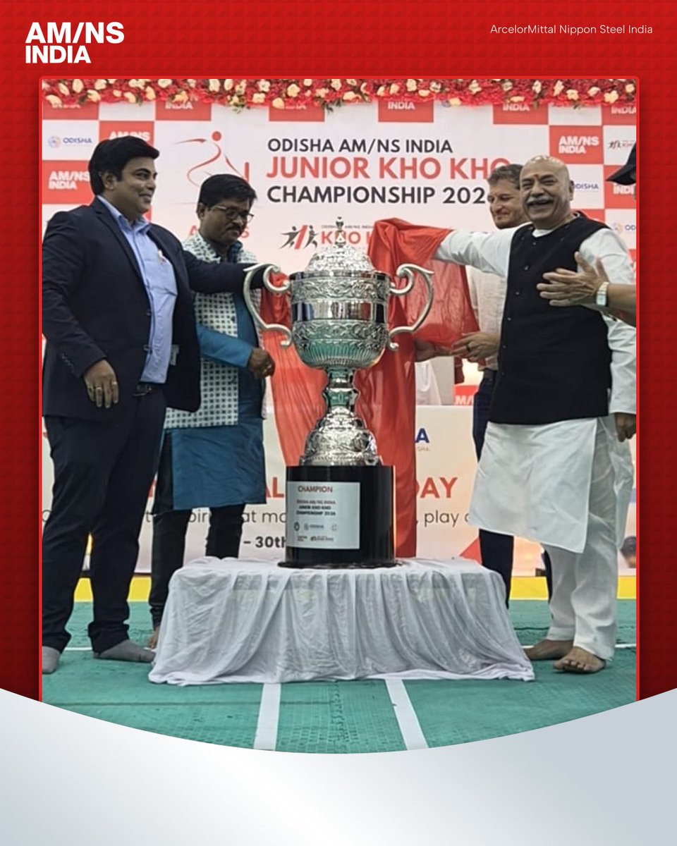 AMNSIndia's tweet photo. 12 teams. 3 days. One stage for India's emerging Kho Kho talent.

The Odisha #AMNSIndia Junior Kho Kho Championship 2026 showcased the sport's growing competitiveness while creating valuable opportunities for young athletes to shine.

@khokhohpc 

#BMBB #khokho https://t.co/GcqjYDz0eu