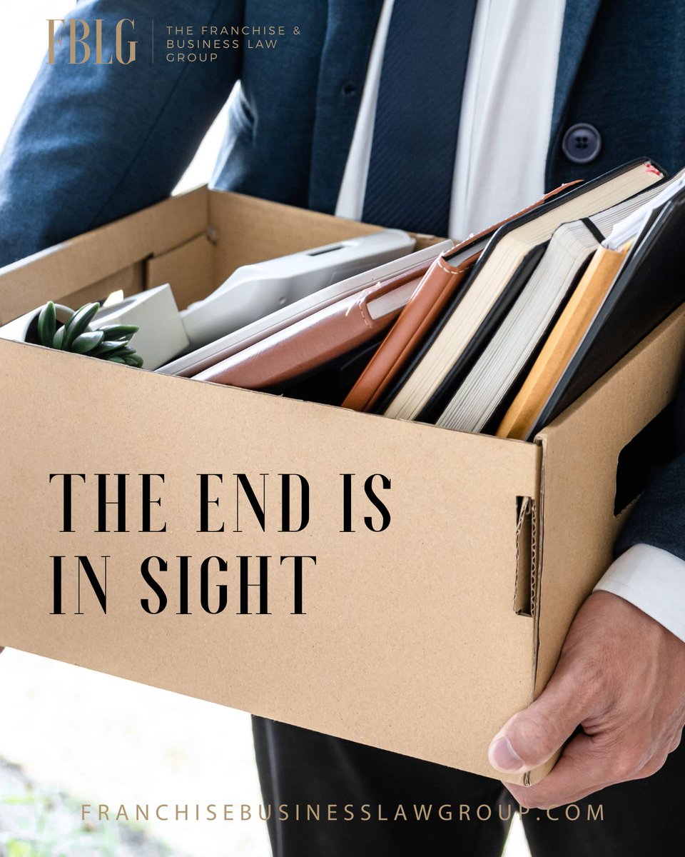 FranchiseLawLLC's tweet photo. Franchise agreements generally cannot be terminated on a whim. Termination must be based on specific grounds, which are typically outlined in the franchise agreement and must comply with applicable franchise laws.
Contact us if today if you have any questions.
#franchiselaw https://t.co/8lpiClT89S