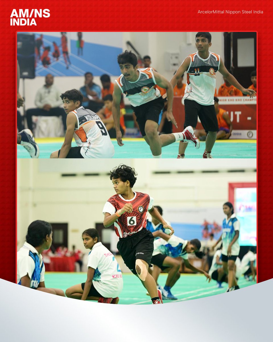 AMNSIndia's tweet photo. 12 teams. 3 days. One stage for India's emerging Kho Kho talent.

The Odisha #AMNSIndia Junior Kho Kho Championship 2026 showcased the sport's growing competitiveness while creating valuable opportunities for young athletes to shine.

@khokhohpc 

#BMBB #khokho https://t.co/GcqjYDz0eu
