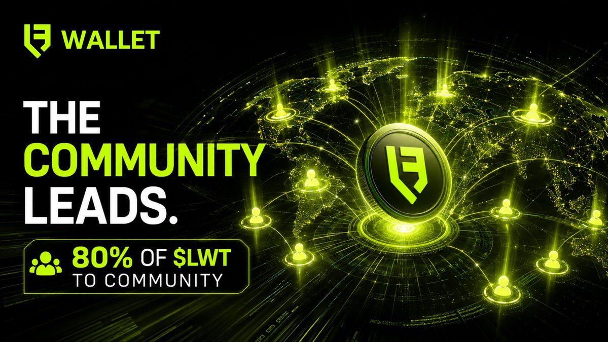 LFWallet's tweet photo. THE COMMUNITY LEADS. 🔥

Crypto history has already shown what happens when communities are given real ownership.

Now it’s our turn.

💚 80% of $LWT → COMMUNITY

Users.
Creators.
Early believers.
Builders.
Supporters.

You are not standing outside watching #LFWallet grow.

You are part of the growth.

Self-custody is about to enter another level. 🚀