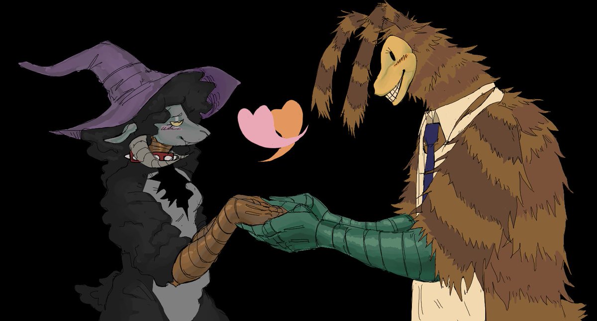 coolkyzo's tweet photo. Lovely couple💕💕
. 
. 
#thewaltenfiles #thepumpkinrabbit #twf #tpr #witchsheep https://t.co/eQECp5azxu