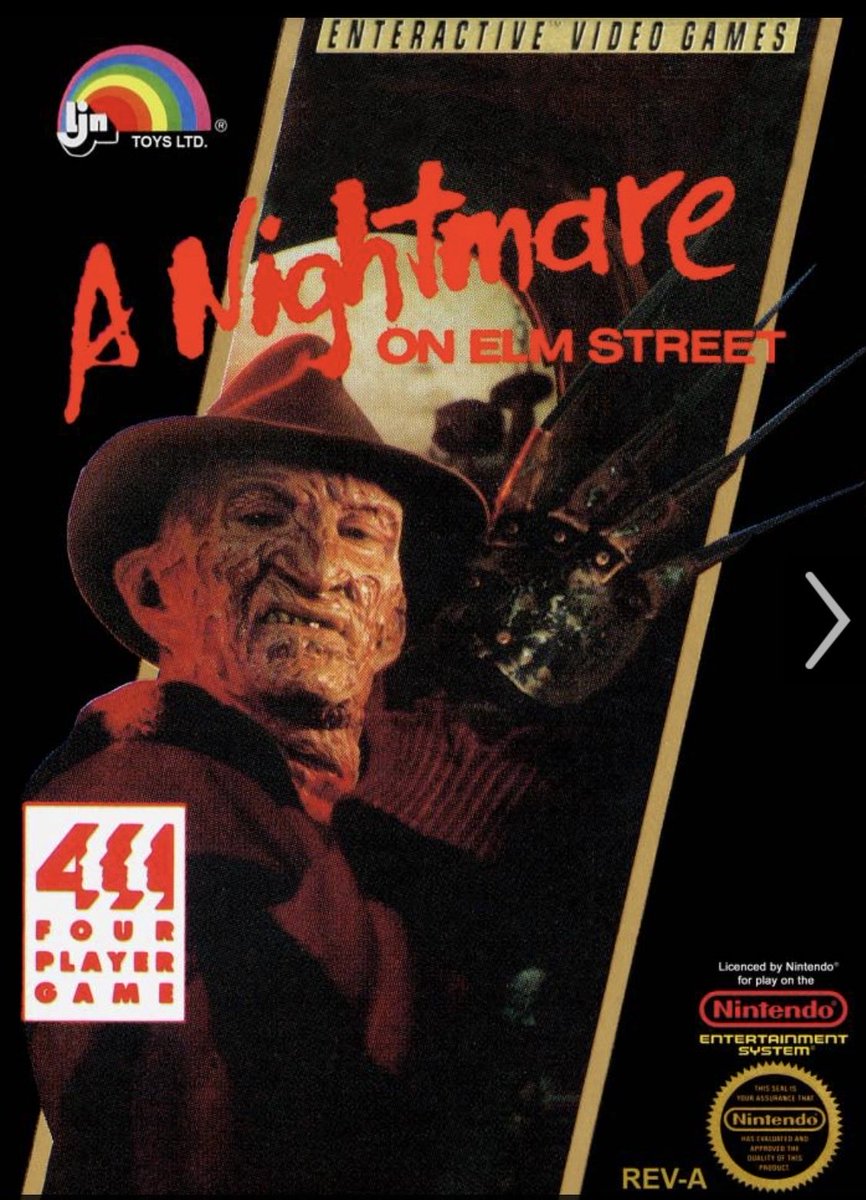 bwon35's tweet photo. Nintendo Wednesday-A Nightmare On Elm Street (1990)……@Nintendork9……@retrojoystickx……@RetroBlastUS……#nintendowednesday……#ilovethe90s……#anightmareonelmstreet……#ljn……#ljngames…….#wedNESday……#nintendoforever……. https://t.co/bDcP4wJJFm