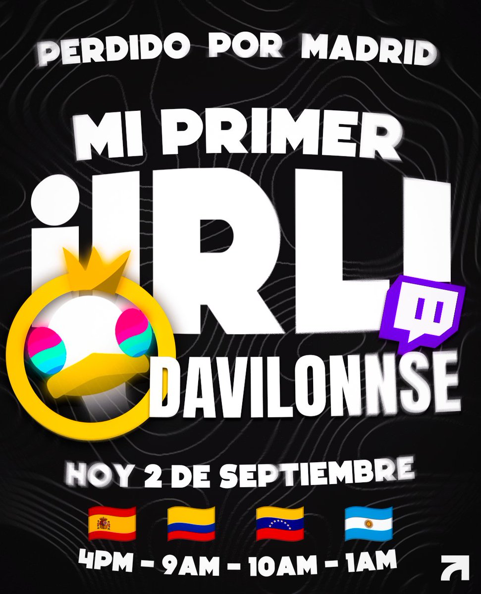byRenXo's tweet photo. Flayer sencillo para el @davilonnse para su primer IRL en Twitch 

https://t.co/rUuQnXwzcX https://t.co/335HuPc8ON