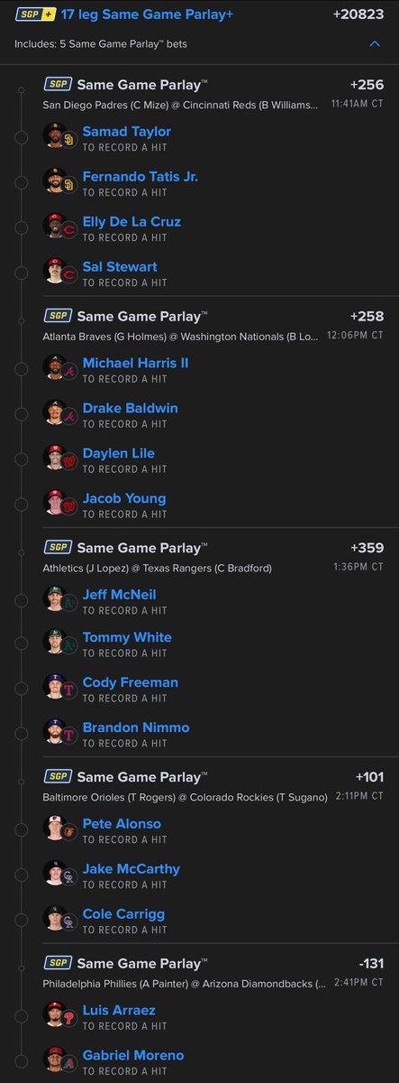 MarciDoutdes's tweet photo. MLB HIT MEGA

Let’s cash before dinner eh?? ✅ @cookitup31 https://t.co/iOwpP0S3pN