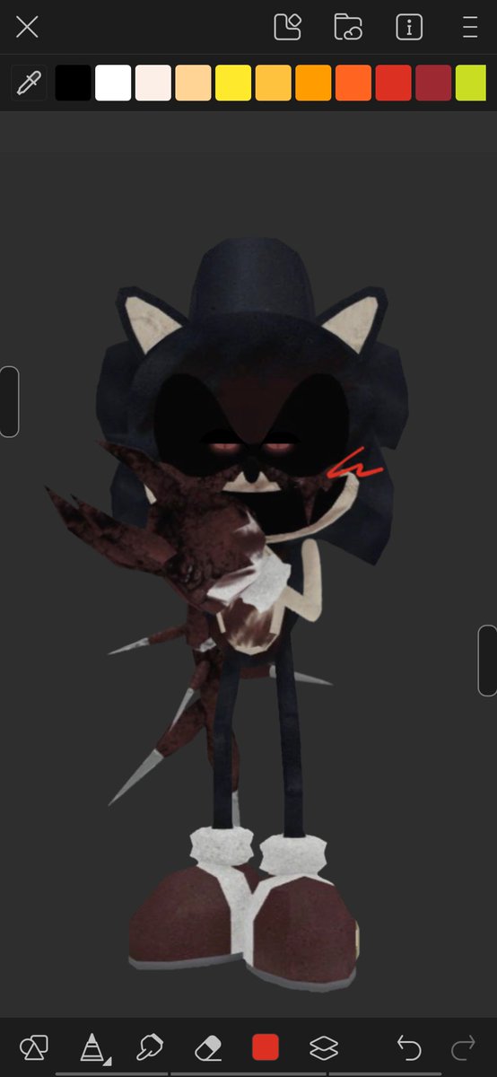 TlinTOV's tweet photo. What am I doing...？
――――――――――――
#sonicexe #kolossos https://t.co/sDeWeL2xLa