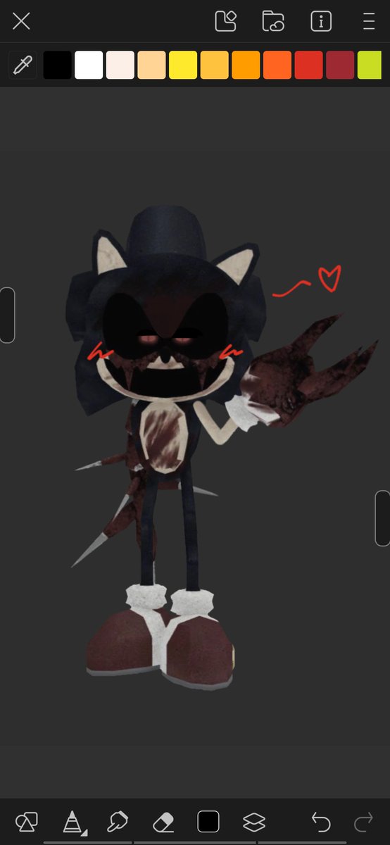 TlinTOV's tweet photo. What am I doing...？
――――――――――――
#sonicexe #kolossos https://t.co/sDeWeL2xLa