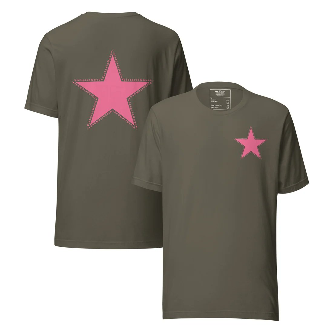 PabloHugoMarca's tweet photo. Premier t-shirt Pablo &amp; Hugo avec le nouveau logo officiel @Victoria_Nova_ 

Une étoile sur le cœur.
Une signature forte dans le dos.
Disponible en 5 coloris.

Découvre-le ici :
https://t.co/MnY4HhsU33

Pablo &amp; Hugo
¡Más que una Marca, una Actitud! https://t.co/UPyDKENQ0X