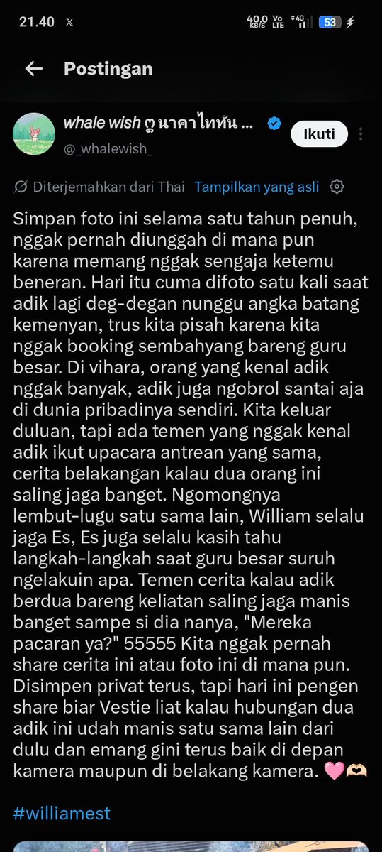 sukawillest's tweet photo. HELPPPPPP PLEASE IM CRYING SO HARD 😭😭😭 ANOTHER FANS PUSAT NGESPILL FOTO WILLIAMEST YANG MEREKA GAK SENGAJA KETEMU!!! COK DI GATEKEEP SELAMA SETAHUN LEBIH 😭😭😭😭😭😭

#WilliamEst https://t.co/uOFZGEjc4Y