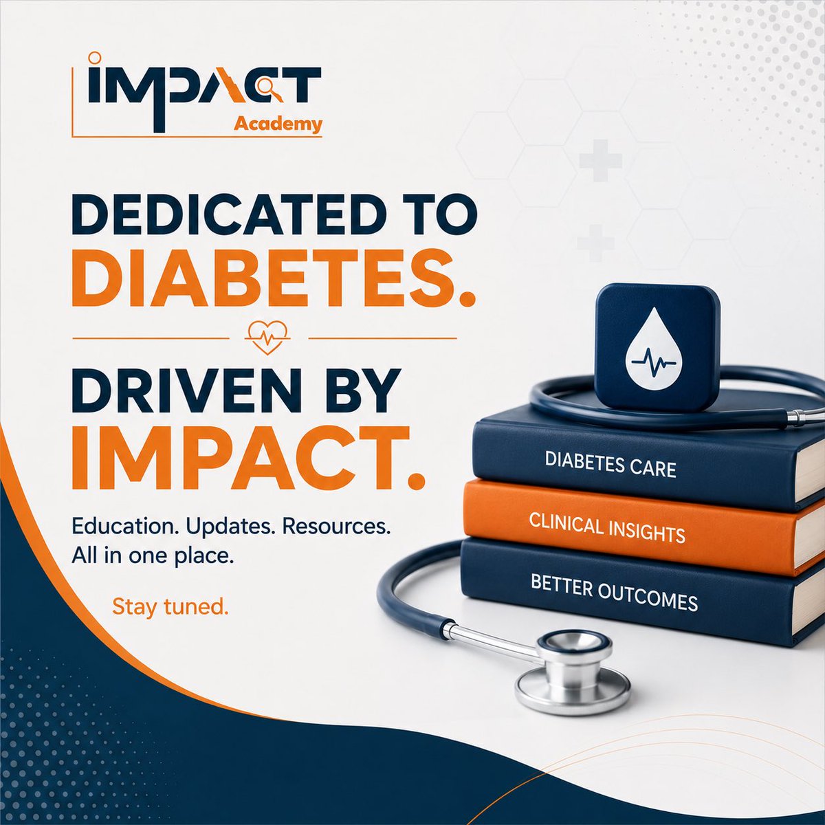 _impactdm's tweet photo. A new focus. A greater impact. 🧡
We’re building a dedicated space for diabetes education.

Stay tuned.
#IMPACTAcademy #Diabetes https://t.co/REjoMBYX3v