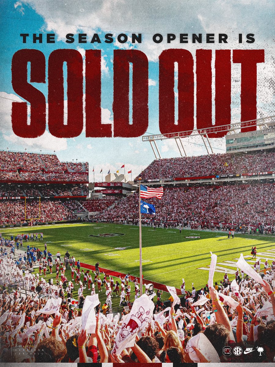 GamecockFB's tweet photo. Hot weather, hotter ticket.

See you soon 🤙 https://t.co/AL5jodPN5D