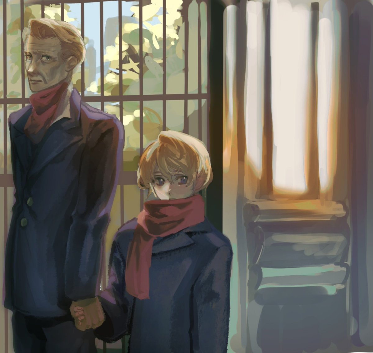 akikann_'s tweet photo. 老人と孫 https://t.co/wWDZW2ceMY