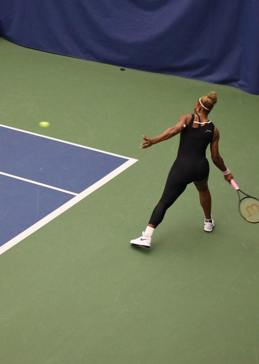 serenawilliams's tweet photo. And we’re back @Venuseswilliams https://t.co/5iRfCkNY5a
