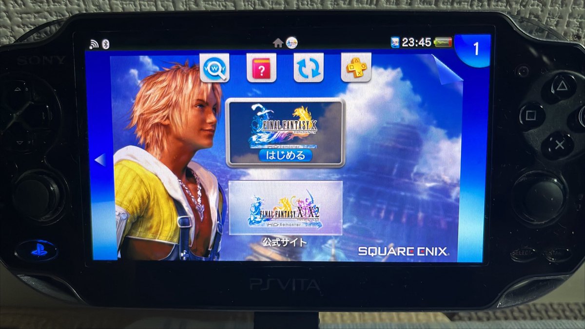 LoudGamer3's tweet photo. 久しぶりにPSVita版FFX！

うちの配信でもお話ししましたが、とある最推し配信者さんの影響でプレイ開始じゃあーーー！！ https://t.co/pllgdfXBBP