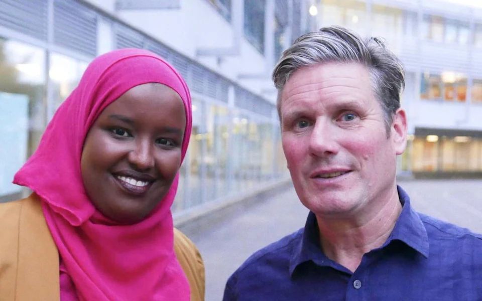 PolitlcsUK's tweet photo. 🚨 NEW: Sagal Abdi-Wali is now the frontrunner to be Labour’s candidate in Holborn and St Pancras

She arrived in the UK as a child refugee from Somalia and is an ally of Keir Starmer https://t.co/NIqQtzm6SF
