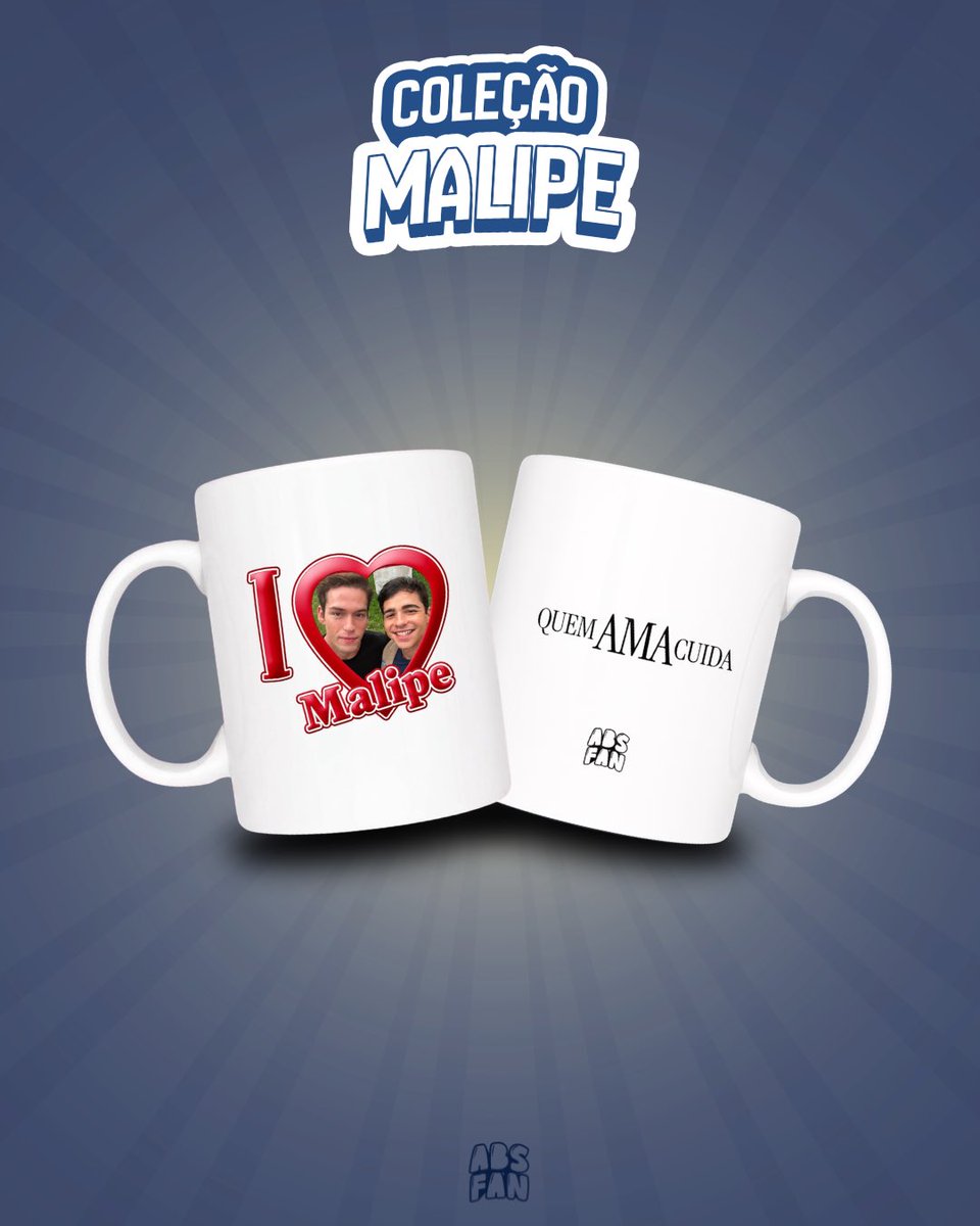 Absfanstore's tweet photo. COLEÇÃO MALIPE 🩵

Vocês pediram tanto que ela finalmente chegou! 🥹💌 Preparamos uma coleção de canecas personalizadas especialmente para os fãs de #MALIPE. 

escolha a sua favorita! 

☕ R$ 55,00 + frete
📨 Encomendas pela DM
📦 Enviamos para todo o Brasil!
#QuemAmaCuida https://t.co/WiST3SbmKX
