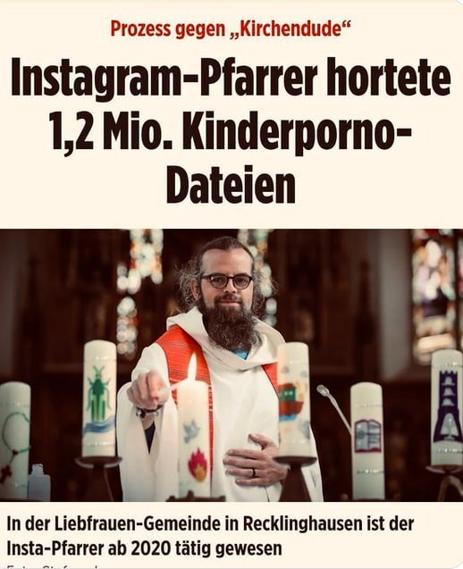 MartinaKlar's tweet photo. ‼️‼️‼️‼️
Er galt als "linker" Pfarrer. Immer die gleichen widerlichen KREATUREN. https://t.co/WHGctqvk0X