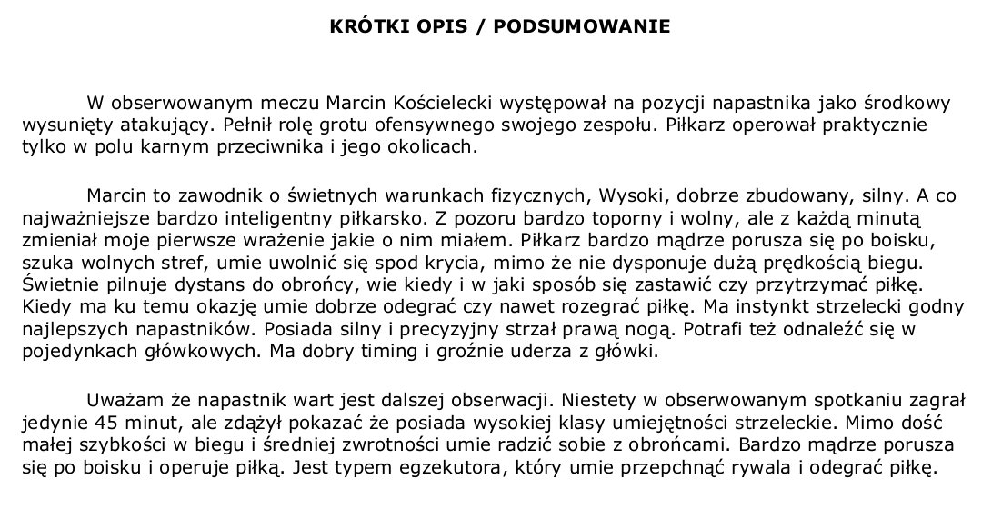 ArtDwojewski's tweet photo. Śledziłem rozwój Marcina i gole w rezerwach. 

Z tym raportem czekałem na debiut i od razu gol 🥹 

Myślę, że jako pierwszy, 5 lat temu napisałem o nim dla Wisły. 

Szkoda, że musiałem skończyć „karierę" skauta... 

Ale za przyszły rekord transferowy liczę chociaż na koszulkę  🤣 https://t.co/7WkRlJ88F8