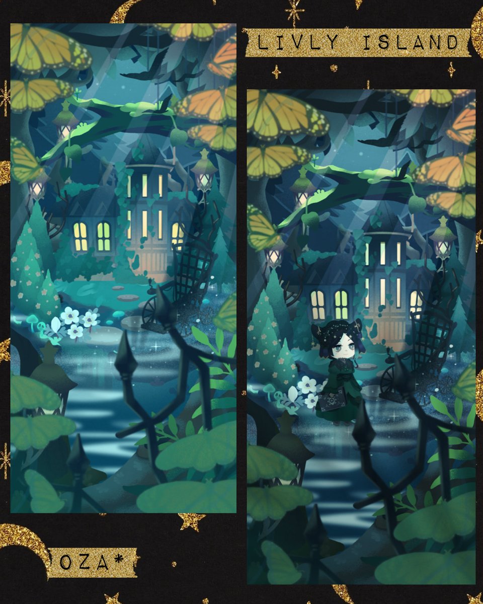 OZA_liv70's tweet photo. 🌲🌳゜*:.Emerald Witch。.:*🌲🌳

サリヴァン / 黒執事

新ガチャのツリーこれしたくなっちゃうヤツよ！！
緑の魔女が住んでるお屋敷風🌱
狼の森の背景使ってるのもポイント(見えないけどw)
サリヴァンはだいぶ前に作ってたのを手直し♡

#ﾘｳﾞﾘｰｱｲﾗﾝﾄﾞ 
#ﾘｳﾞﾘｰﾎﾑｺｽ
#黒執事 https://t.co/0hV0n2Ocl4