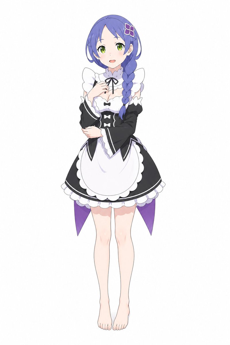 uomiga10's tweet photo. Meili is wearing a rem outfit.
One version includes stockings, and the other does not.💜
#RuiArneb #rezero #feet #rem #ram #リゼロ #meili https://t.co/CZRLG5WPqJ