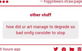 Bearphiliac's tweet photo. Literally could of said I was a freak or weird that would be way more true than this 😭 the last one literally looks like shit I was mass producing big titty slop https://t.co/bHa96FmJP6