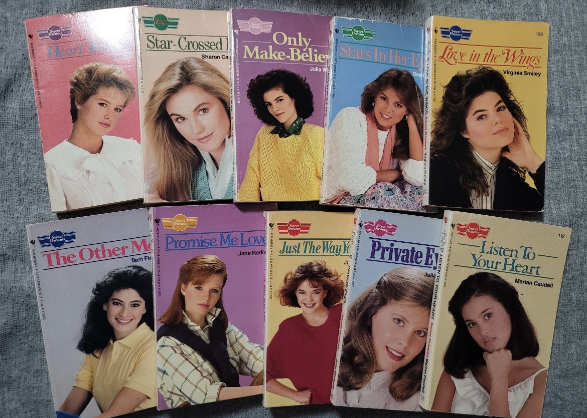 HippyChickZel's tweet photo. @RetroNewsNow Not as good as the Sweet Dreams series, though https://t.co/WRoZafuYhv