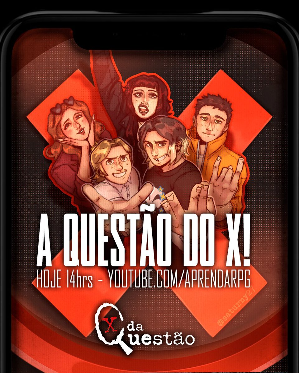 aprendarpg's tweet photo. LIVE ESPECIAL DE BATE PAPO

Hoje, 14hrs no youtube, temos mais um bate papo semanal da "Questão do X", comentando sobre o último episódio de #XdaQuestãoRPG e interagindo com o chat            

Aproveita pra mandar as suas dúvidas e teorias por lá!!    

Arte por @saturny27 ✨ https://t.co/Z0w3ZSpNX5