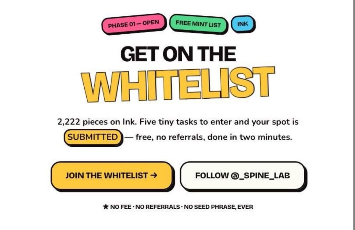 Evelynoore4's tweet photo. New Waitlist: SPINE https://t.co/Gf4JKCXOFn