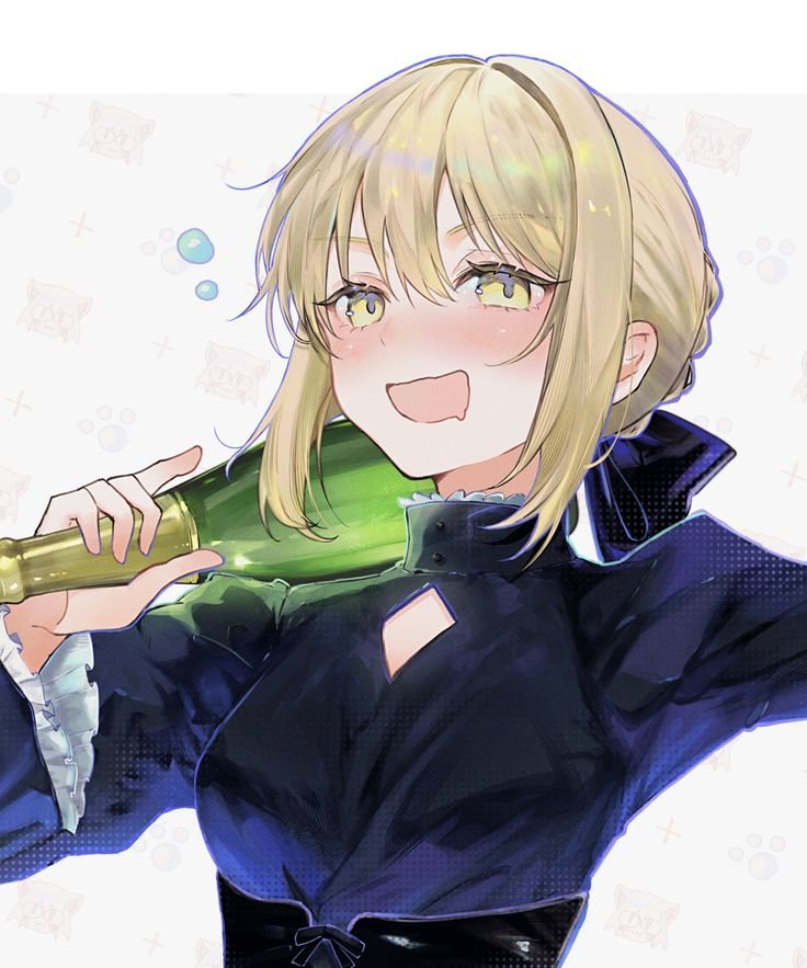 LIGHTNING691alt's tweet photo. Drunk Saber https://t.co/NnfRifoUjJ