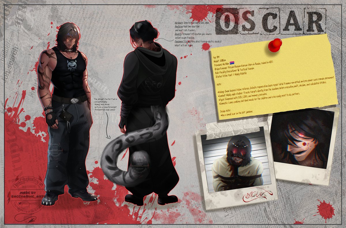 OceanDraws14129's tweet photo. Meet Oscar. ❤️
Full design sheet is done! Read his lore on my official site :D

(still coding features, so it's under construction 🏗️):
 [https://t.co/kTMxtnbu6X]

#characterdesign #indiedev #EFO https://t.co/qU7YFuoJ94