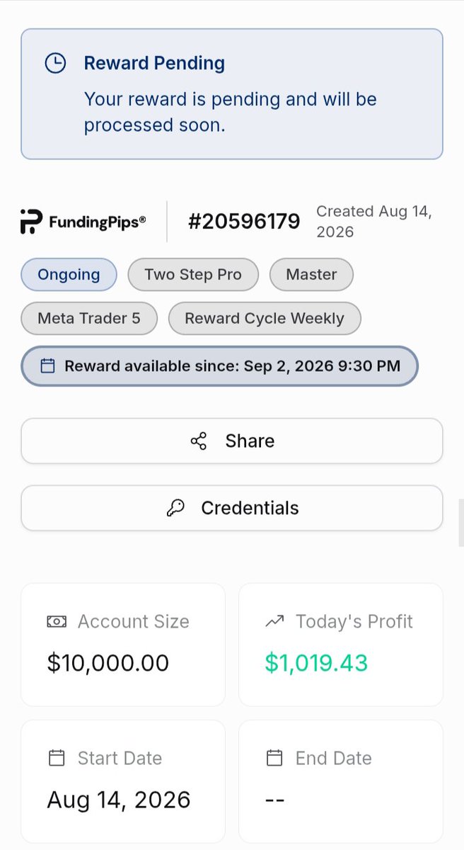 jarad_qt's tweet photo. PAYOUT #2 REQUESTED. 🏆🔥

One payout was a milestone.

Two payouts feels like confirmation that the work, patience, and discipline are finally coming together.

KEEP SHOWING UP. THE RESULTS WILL FOLLOW. 💰🚀 https://t.co/AEJ8lBVNBi