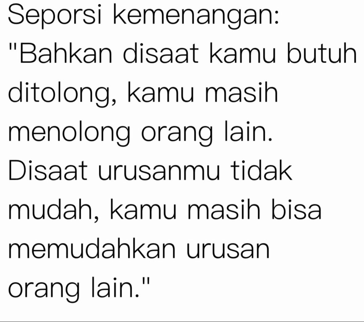 Inaarich's tweet photo. seporsi kemenangan https://t.co/DlkPPjZhL6