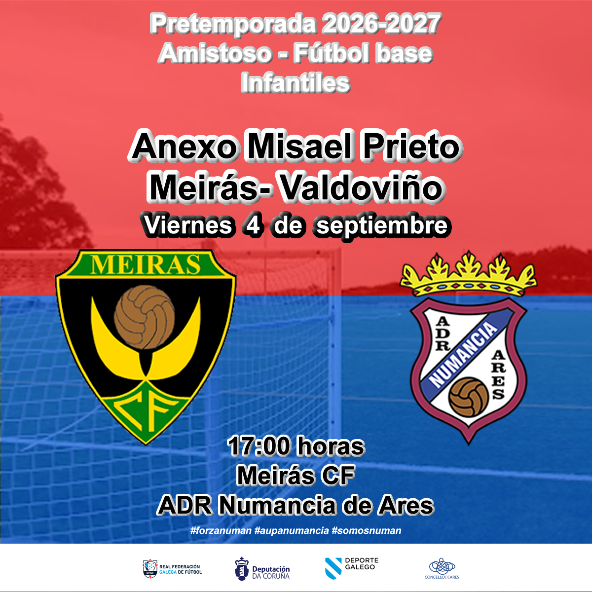 #Infantiles. Meiras CF - ADR Numancia de Ares 