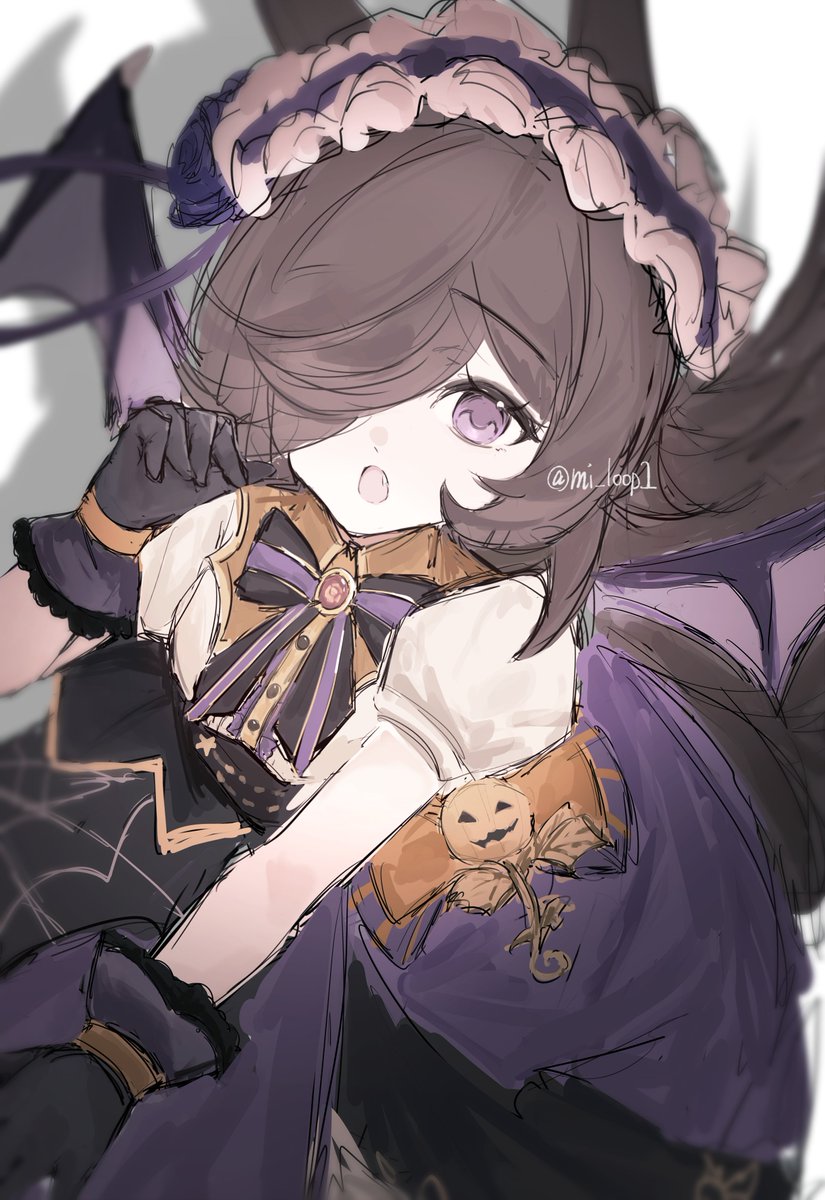 mi_loop1's tweet photo. ハロウィンライスちゃん https://t.co/UDziZIMkmr