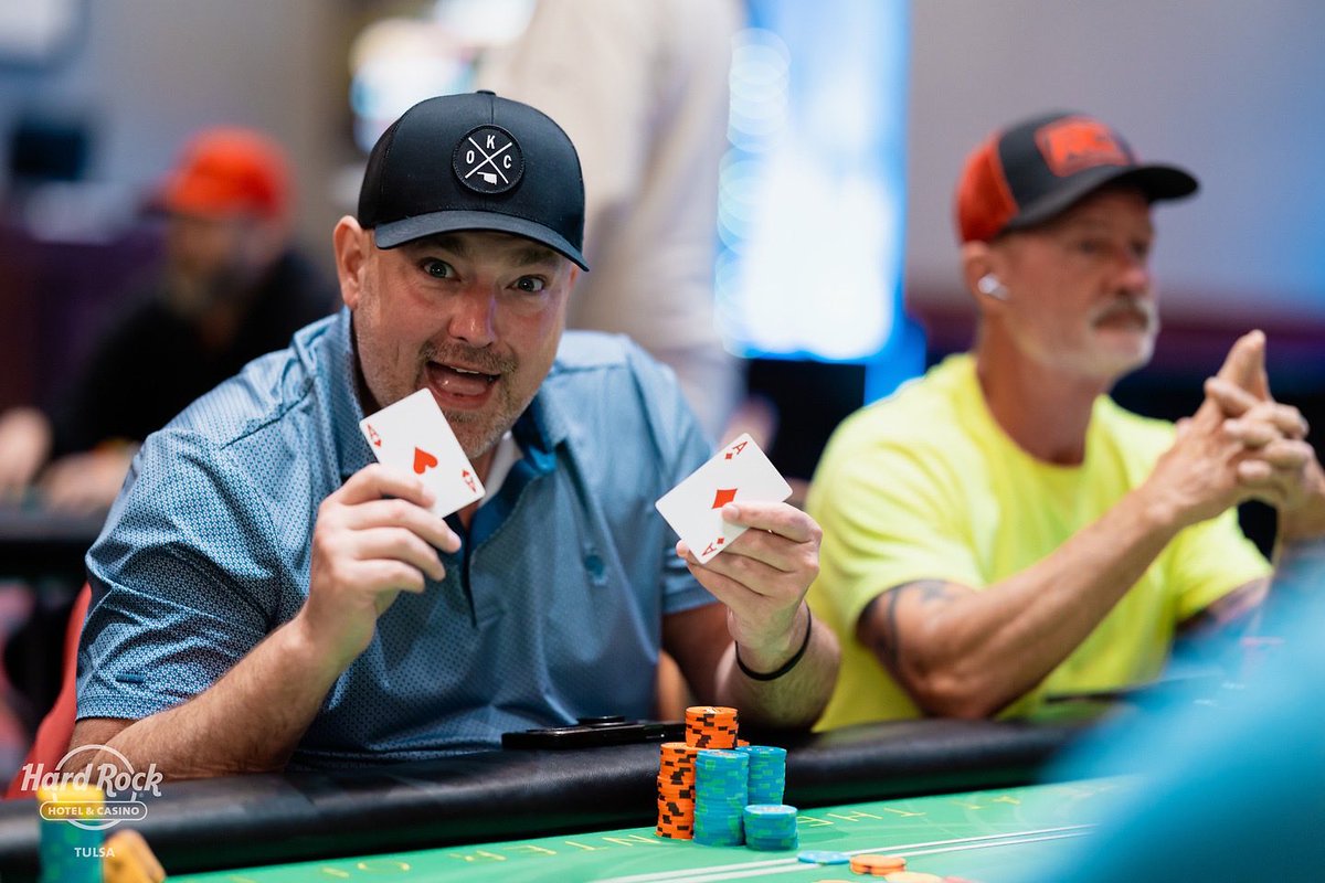 TulsaHardRock's tweet photo. Having trouble finding aces at the @WSOP Circuit Tulsa? ♠️♣️♥️♦️

Give it another look today during these poker events (9/2/26):

11AM - $400 Monster Stack NLH - FLT A 

4PM - $400 Monster Stack NLH - FLT B

7PM - $140 Satellite (to Main Event) https://t.co/pOxXcTGlmQ