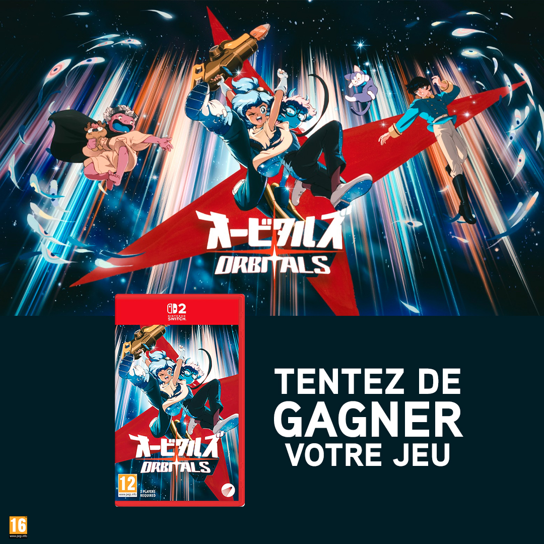 Micromania_Fr's tweet photo. Orbitals sera dispo dès demain ! Êtes-vous tenté par la toute nouvelle exclu full co-op exclusivité Nintendo Switch 2 ? 

Tentez votre chance ICI ⤵️

☄️ Like⁣⁣⁣, RT &amp; Follow @Micromania_Fr
☄️ Mentionne en réponse un ami avec #MicromaniaOrbitals

Tirage au sort dans 7 jours ! https://t.co/1ntdV39vDH