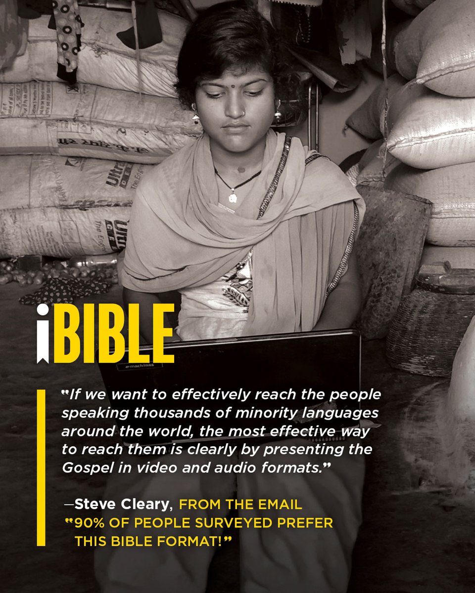 TheiBIBLE's tweet photo. The full Word of God, in video format, for every language and people. That’s the vision RevelationMedia seeks to carry out. Learn more about our mission and work on our website at the link below: https://t.co/ViJ25gjQ6j
#iBIBLE #RevelationMedia #GreatCommission https://t.co/RtdfE3NVb2