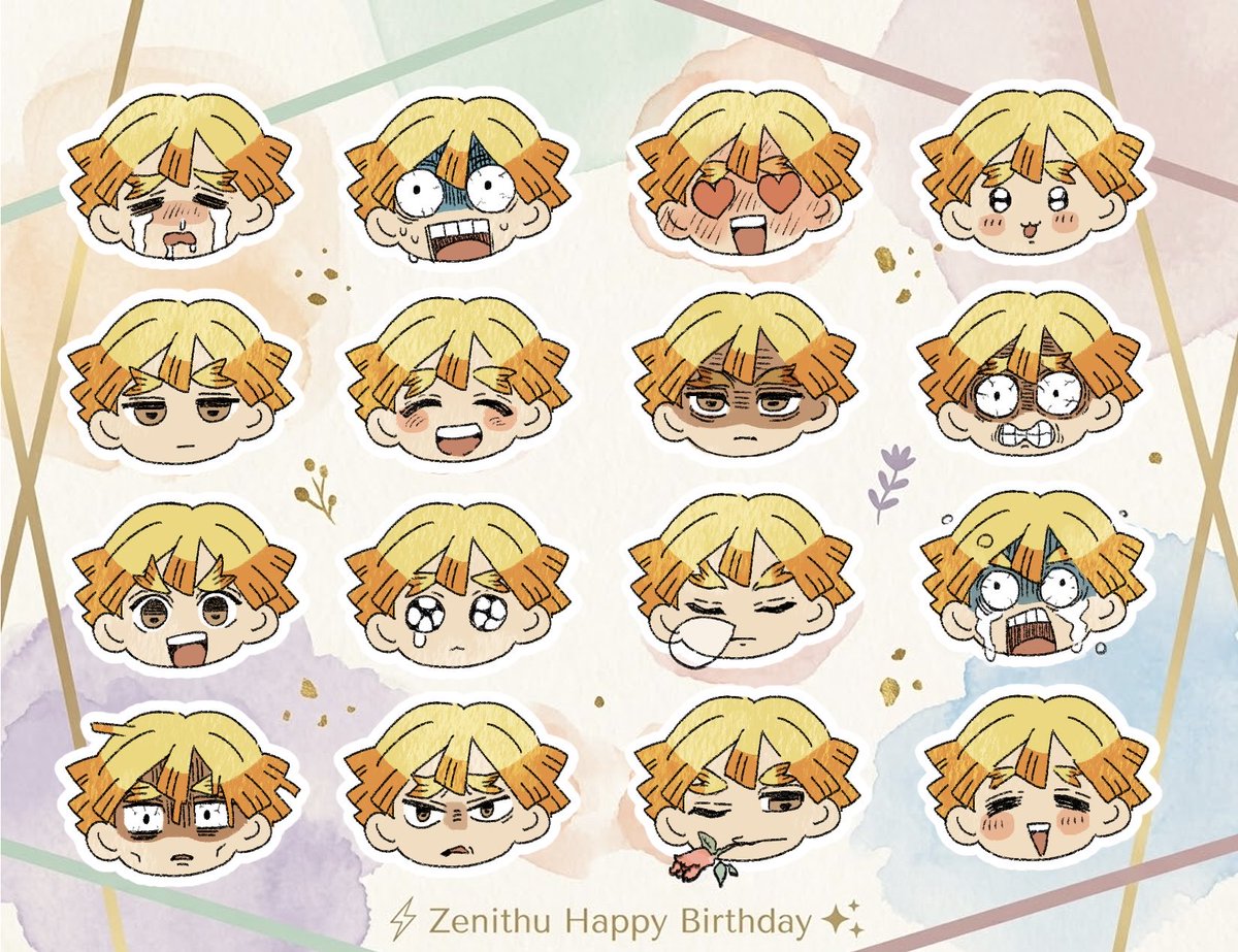 omanjuroooo's tweet photo. 💛💛💛#我妻善逸生誕祭2026 💛💛💛
リアクション芸人善逸 今年もおめでとう〜！🎉 https://t.co/xuBJ4BbRtK