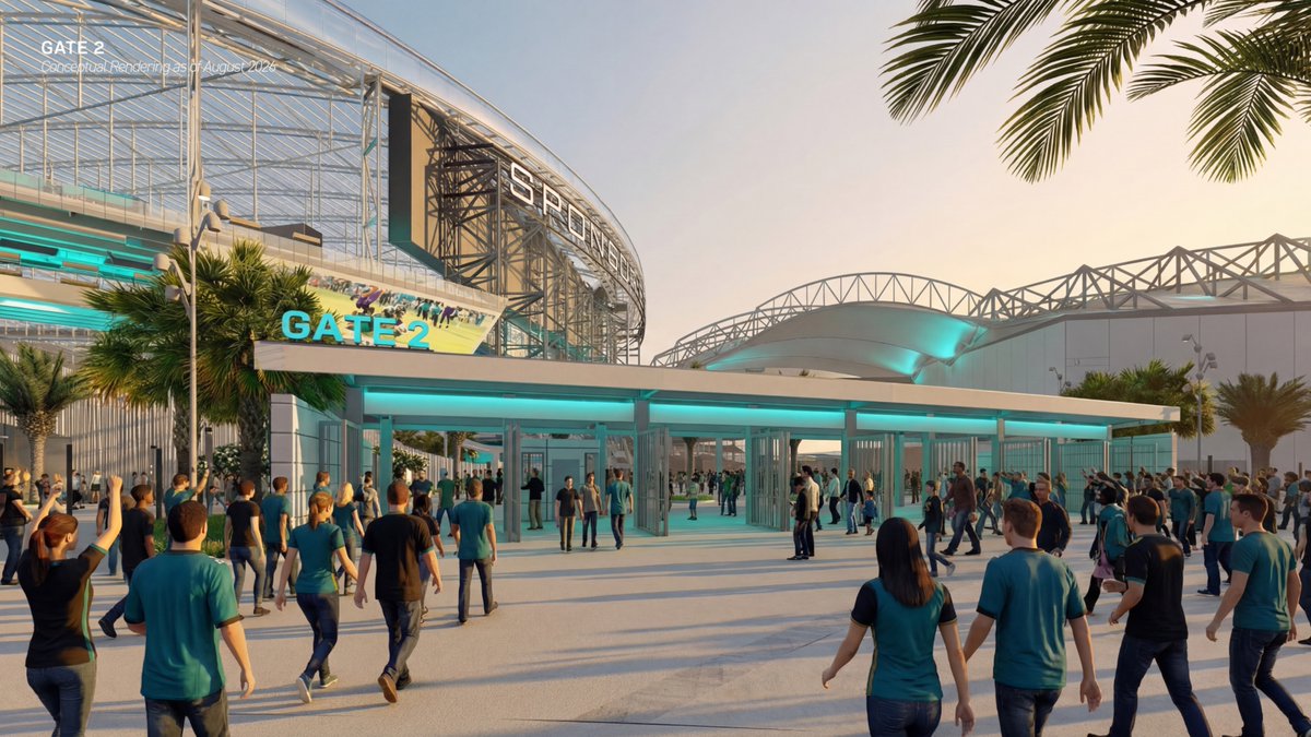 JStCyrTV's tweet photo. Jaguars rolling out some new renderings for the Stadium of the future. https://t.co/xHyqZIqLwE