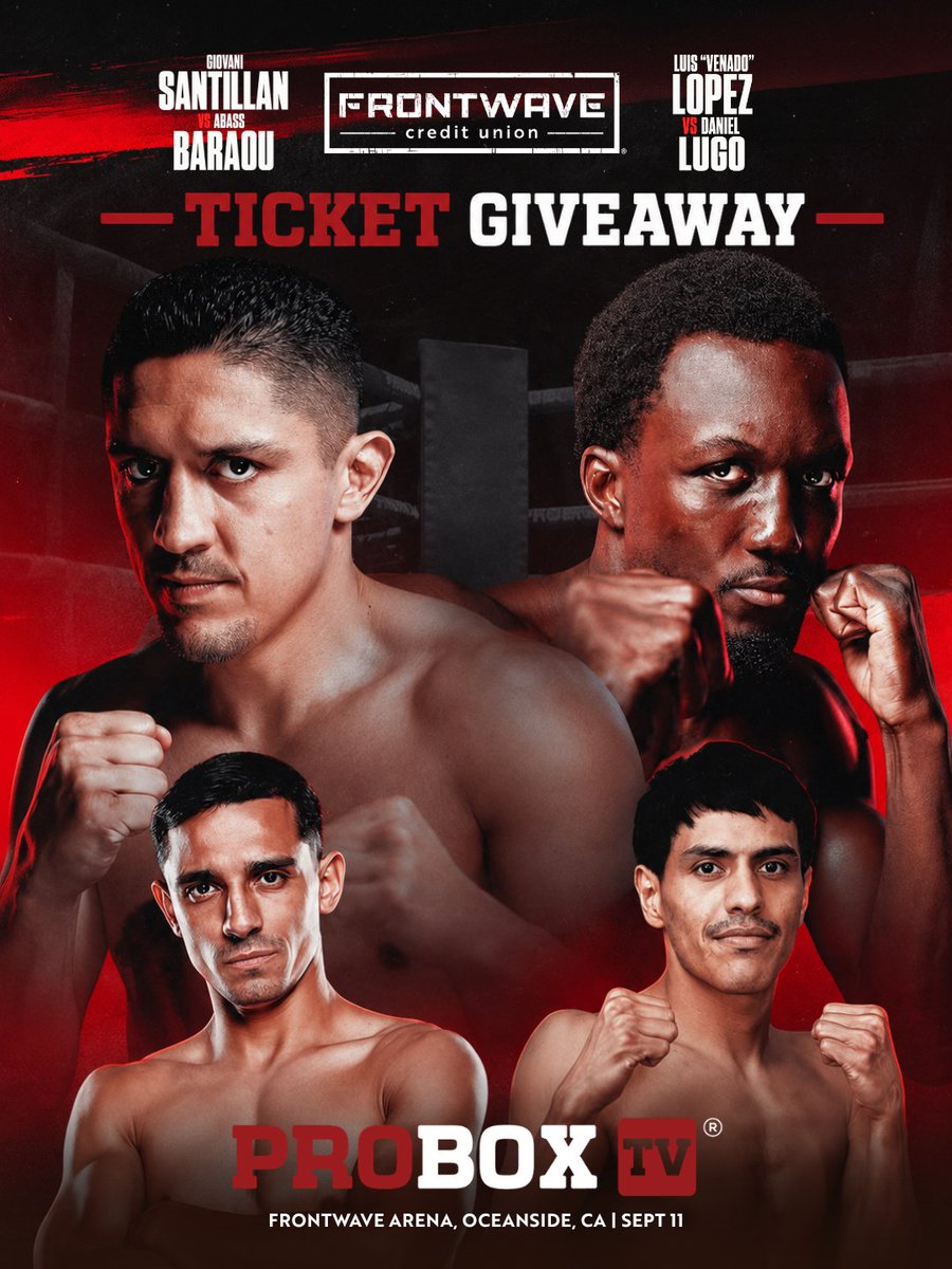 FrontwaveCU's tweet photo. 🥊 PROBOX PROMOTIONS RETURNS TO FRONTWAVE ARENA! 🥊

Head to our instragram to enter! https://t.co/idZH0B87Pq https://t.co/tZP6cyBmzR