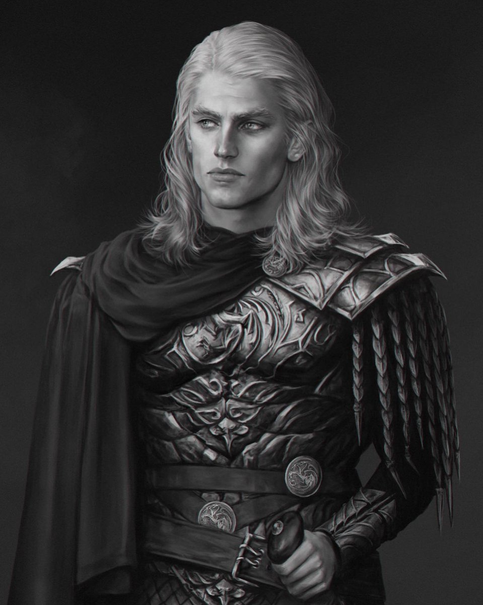 rhaenyratge's tweet photo. ارت جديد للأمير الجدير جيسيرس ڤيلاريون من نفس الرسام المبدع 🖤 https://t.co/hfVkHMUXij