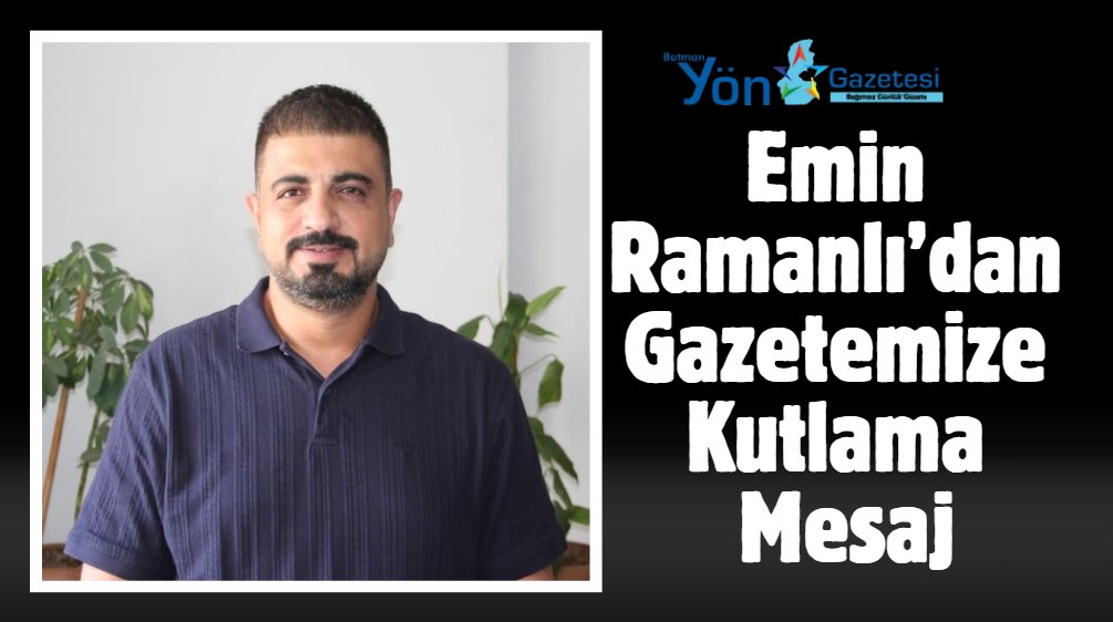 batman_yon's tweet photo. Emin Ramanlı’dan Gazetemize Kutlama Mesajı
https://t.co/w6Ri9Sm5aZ https://t.co/Cu2ls8Npbv