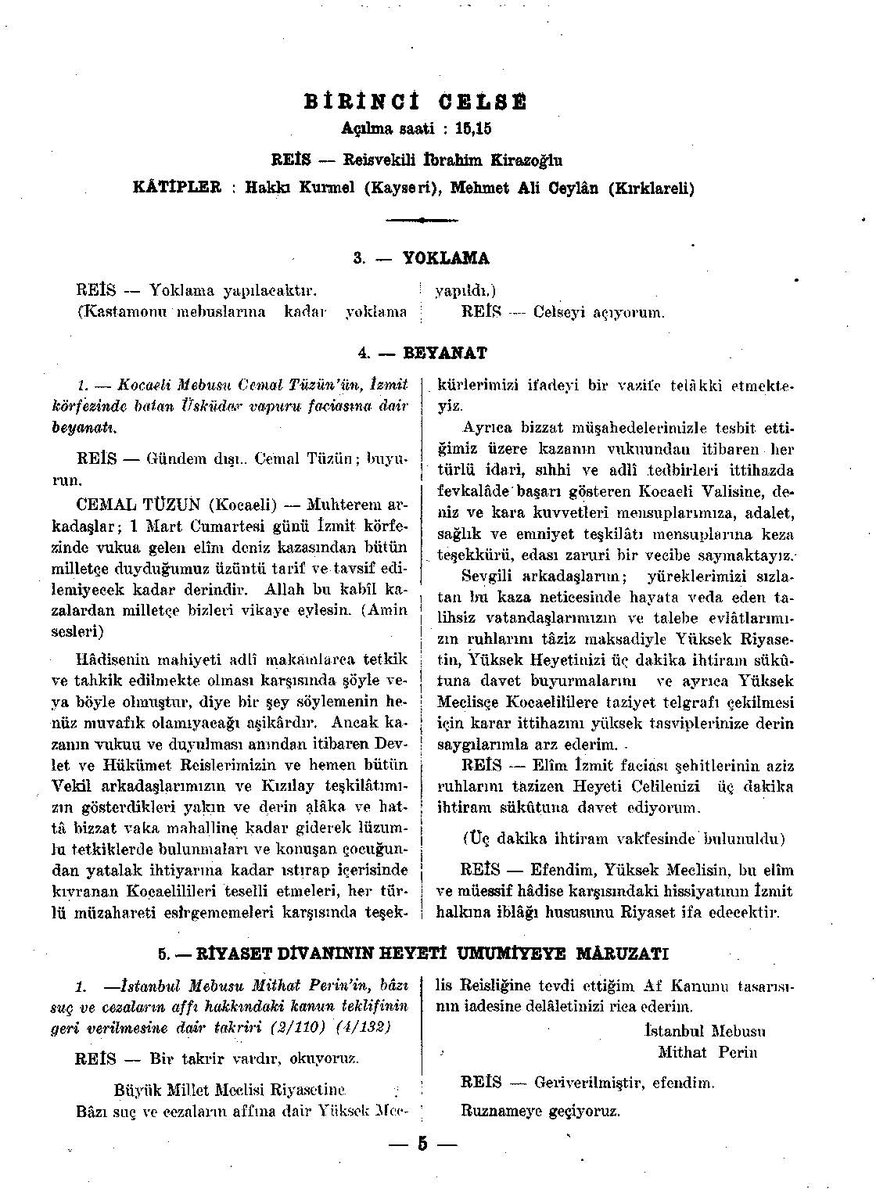 BBY_Acik_Erisim's tweet photo. 1 Mart 1958 Üsküdar Vapuru Faciası

Türk denizcilik tarihinin en acı sayfalarından biri İzmit Körfezi’nde yazıldı. Ani fırtınada batan vapurun ardından tutulan resmi raporlar, kazanın seyrini değiştiren ihmaller ve TBMM zabıtlarına yansıyan acı tanıklıklar…

TBMM Tutanakları:
https://t.co/wuXA4yGP2I

https://t.co/osjSF8UJeA